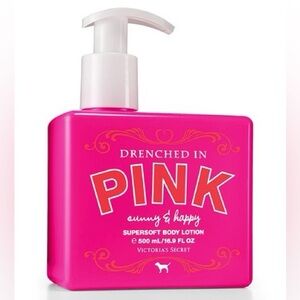 Rare Victoria's Secret PINK Drenched in Pink Body “sunny & happy” Lotion y2k